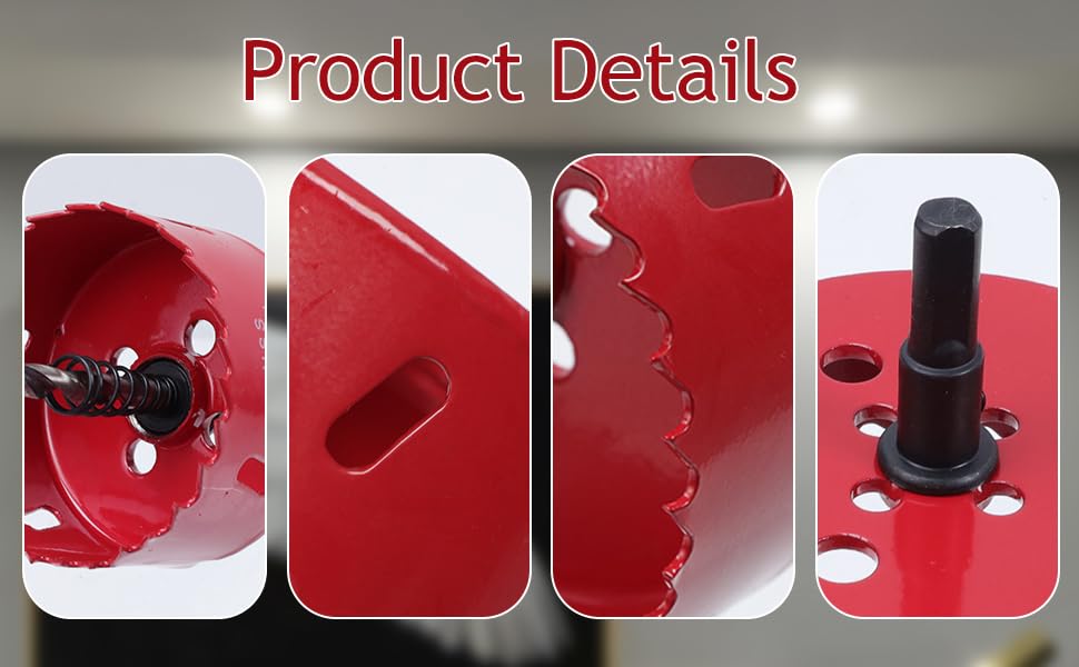 Crapyt 3-3/8インチ(86mm) ホールソー 埋め込みライト用 ホールカッター ダストボウルキャッチャー付き 金属木材およ