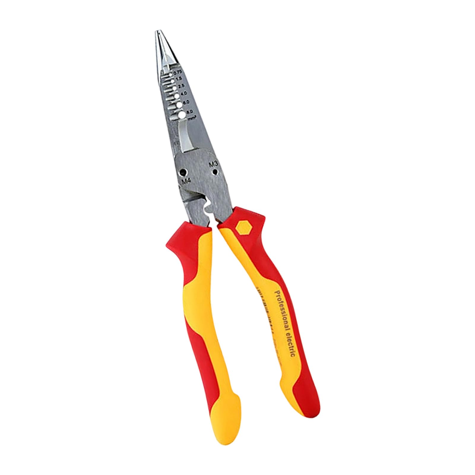 Rxgiasup Multifunctional Electrician Wire Stripper Crimper Tool Suitable For Peeling Networking Cabling Stripper Pliers Electrical