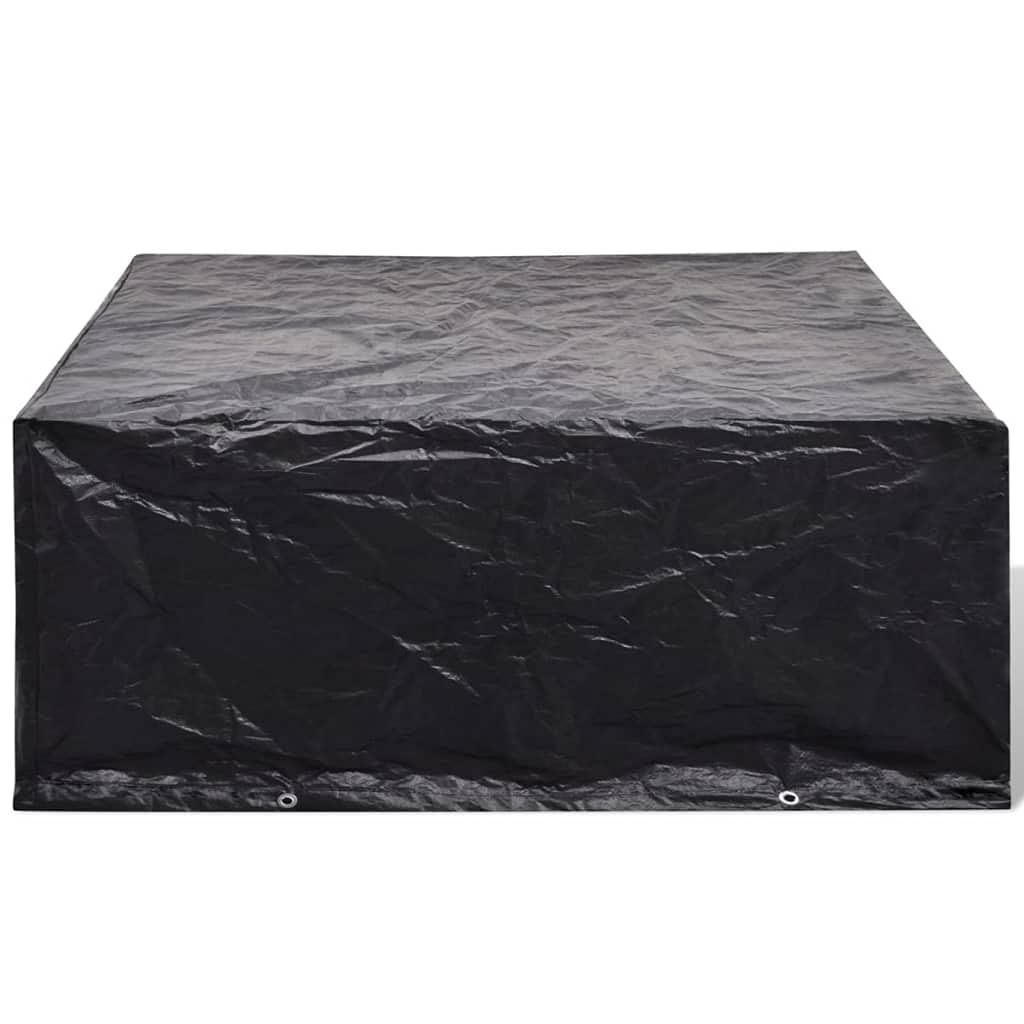 Akcesoria do mebli ogrodowych, pokrowce na meble ogrodowe - pokrowce na meble ogrodowe 2 szt. 10 oczek 260 x 260 x 90 cm