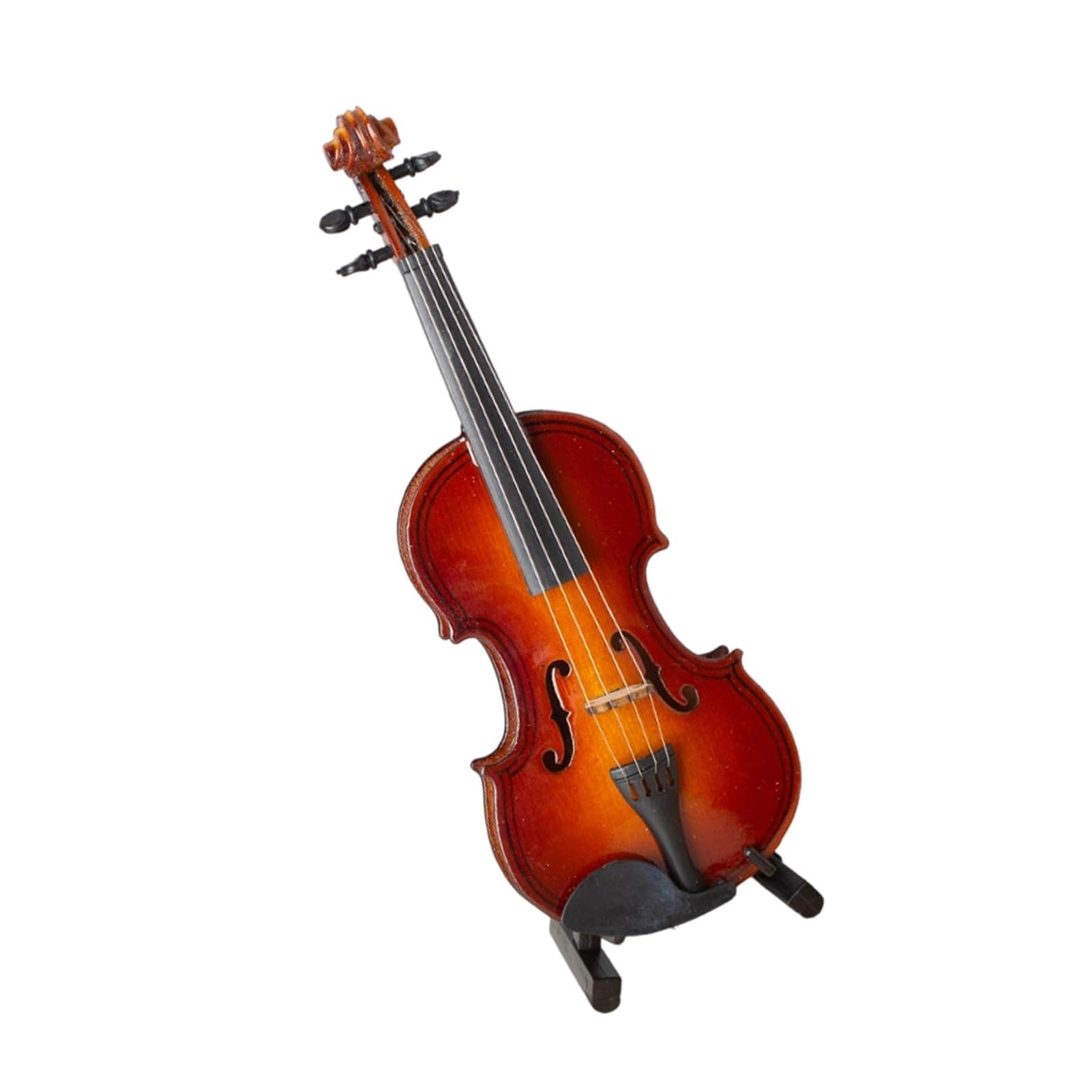 ZXFJYUIP Miniature Violin Model Professional Musical Instrument Ornament(25CM)