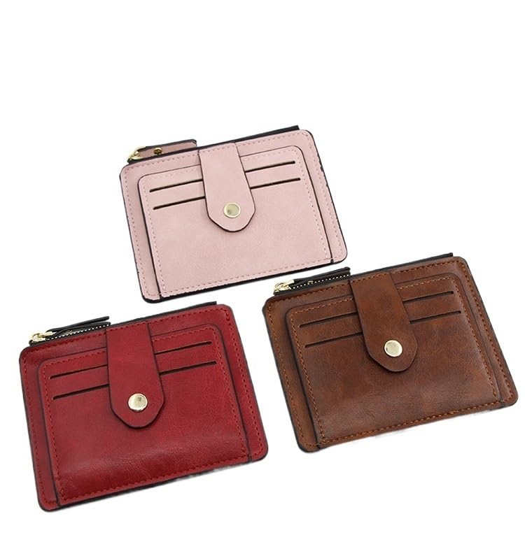 Men's Short Money Baotou Layer Retro Money Clip Driver's License Casual Money Clip(white-Dinosaur Doodle4)2