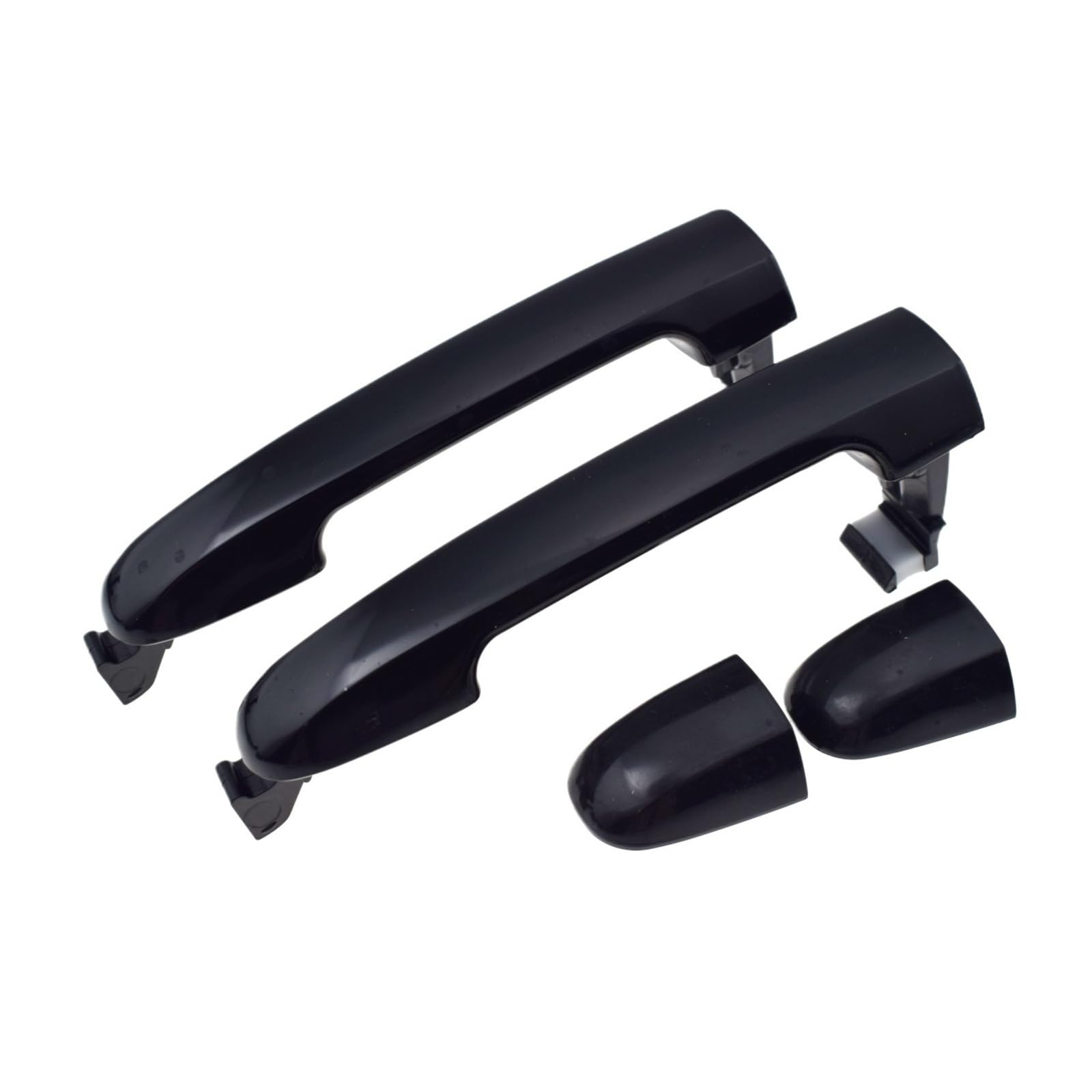 Kpuwers Rl Rr Pair Exterior Door Handle Black Outside Door Handle 826513K000 82651-3K000 For Hyundai For Sonata 2006 2007 2008 2009 2010 Handles Replacement(Rl Rr Pair)