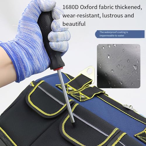 Sac de forage robuste 33 cm doté d'une base rigide imperméable contre l'humidité - 5