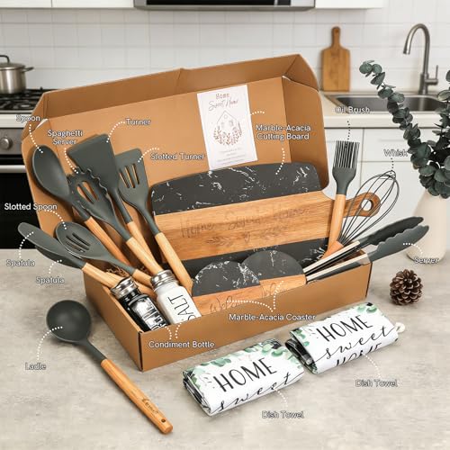 Set de regalo cocina StoFurry con tabla de acacia miniatura 2