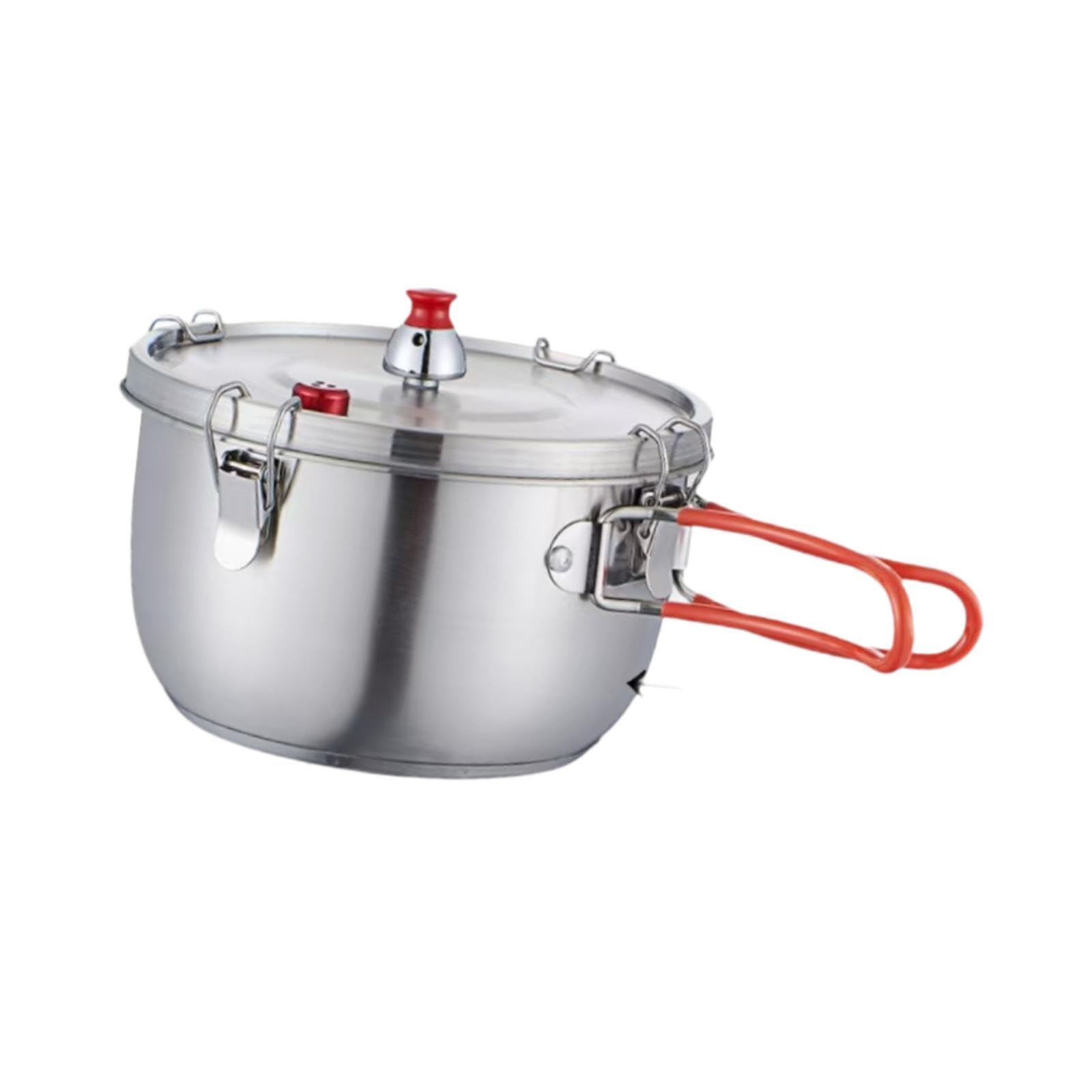 BNF Stainless Steel Pressure Cooker top Micro Pressure Cook for Outdoor double handle