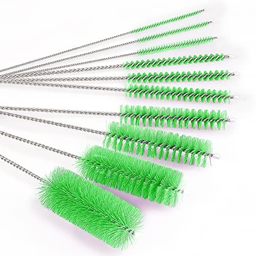 Image of CiaraQ Bottle Cleaning Brushes, 8 Inch Nylon Tube Brush Set