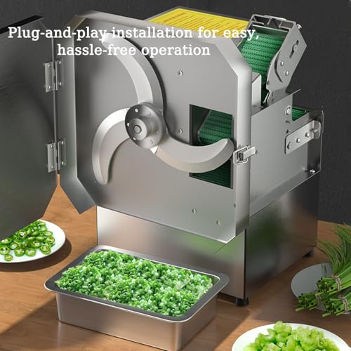 Cortadora automática de cebolla de 700RPM miniatura 4