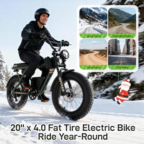 image for Gotrax R7 Electric Bike for Adults, 750W Motor, 25mph, Max 45-Mile Ran