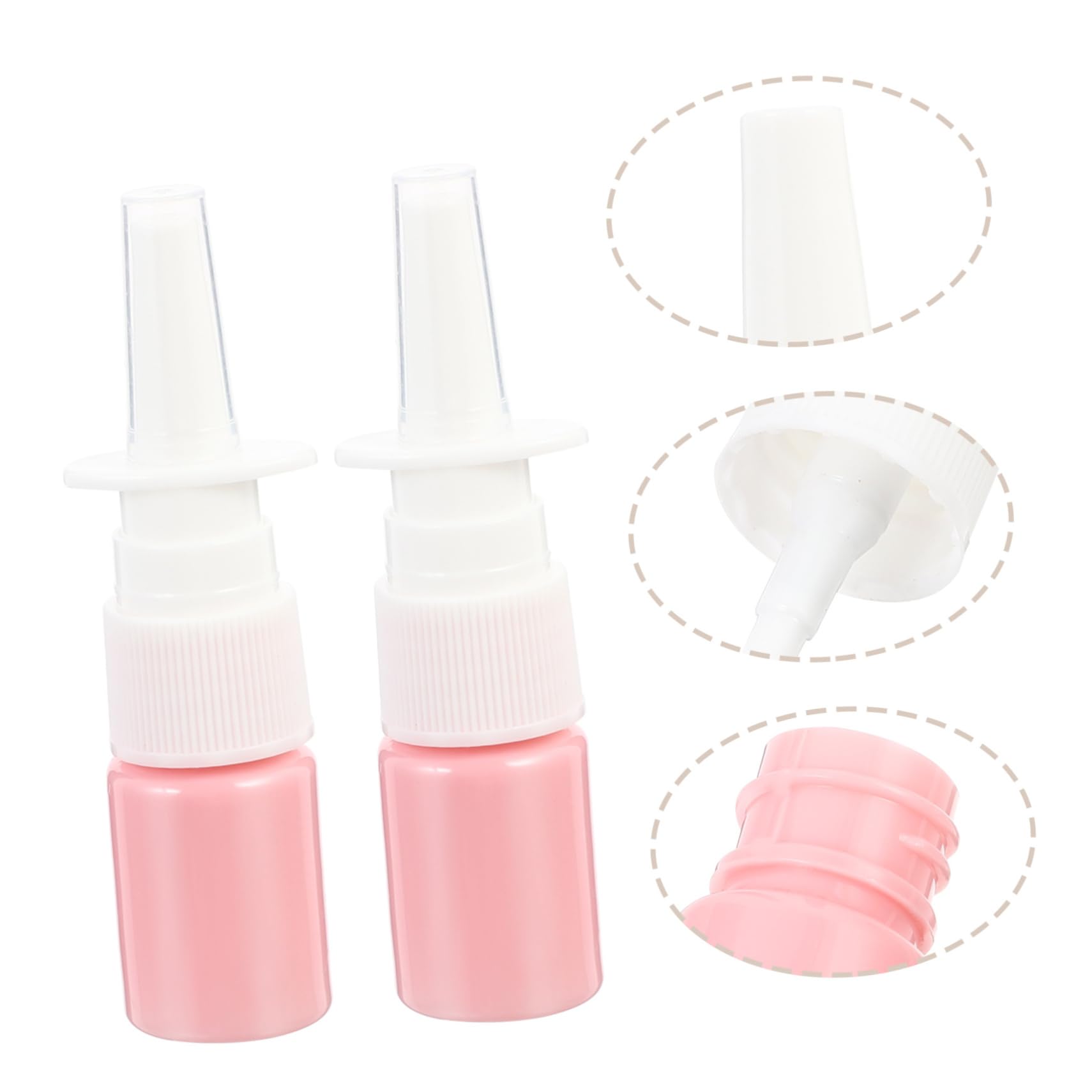 FRCOLOR 50 Stück 5ml Pet Sprühflaschen Reiseflaschen für Flüssigkeiten