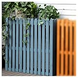 Abdeckung für Klimaanlagen für den Außenbereich mit Holzregal – Schutzgitter & Pflanzenständer...