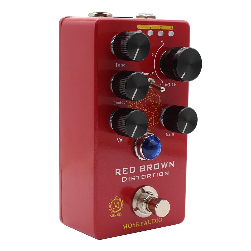 Amazon.co.jp: Rifftone Mosky Audio Red Brown Distortion w/Toggle