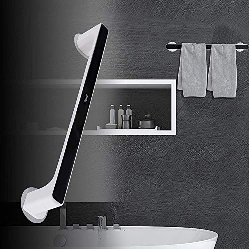 Image of DYRROTH Magic Sticker Self Adhesive Plastic Wall Mounted Napkin Towel Holder Stand Set of 1 for Bathroom, Kitchen and Wash Basin Towel Bar (46.3 cm Long Size)
