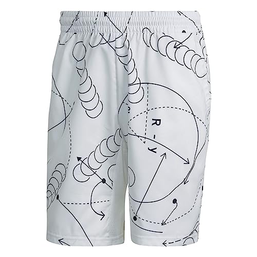 adidas Mens Shorts Club Graphshort, White, HM6526, 2XL EU