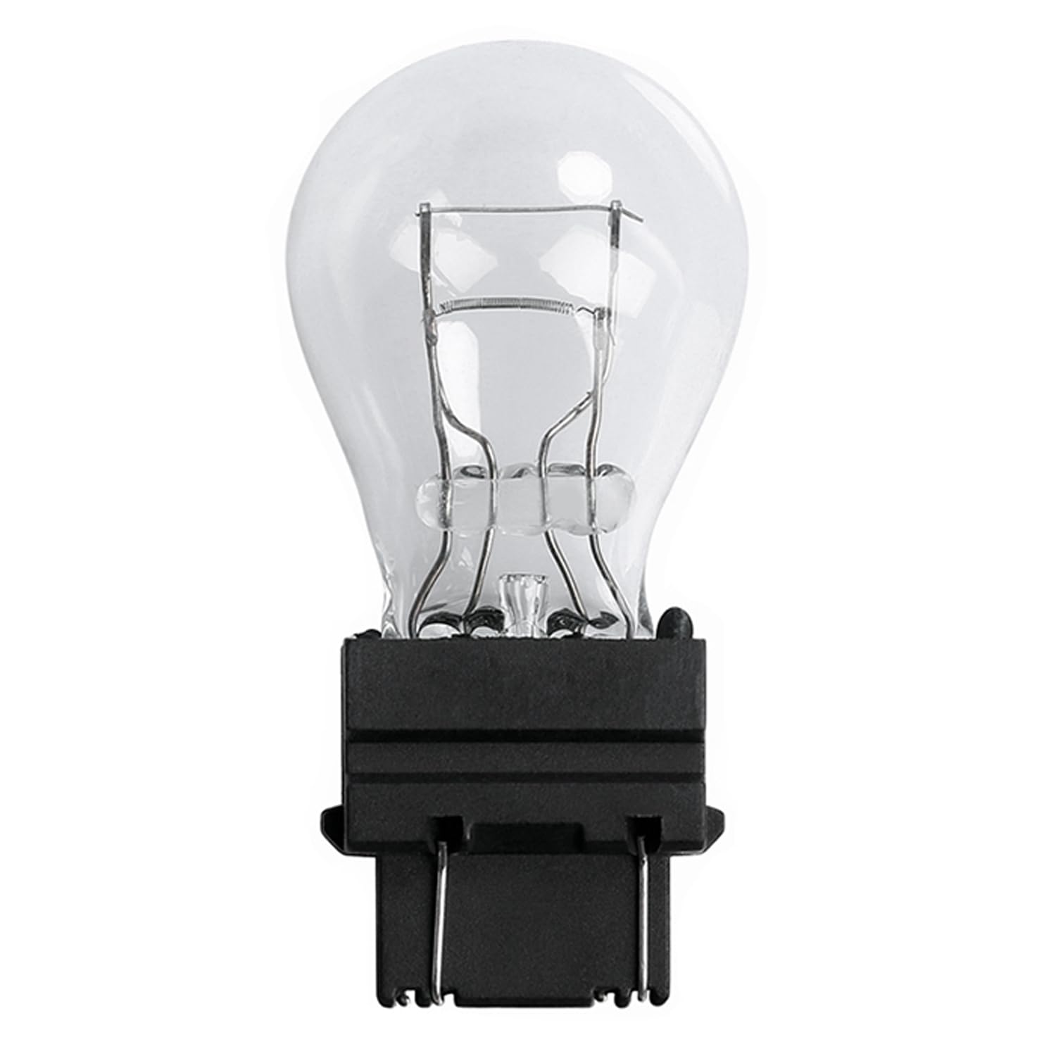 LIGHTWORLD24 10 sztuk W2,5 x 16q P27/7W żarówki samochodowe, światło stopu, typ US 3157, 27/7W, białe, 12V