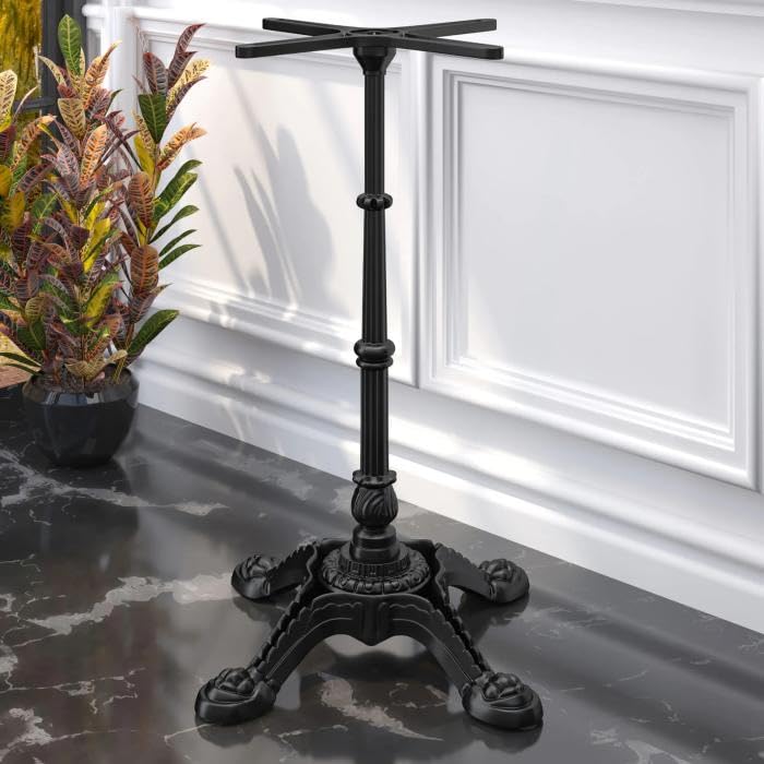 GGMMÖBEL Paris | Bistro Stehtischgestell | 4 Fuß | Fuß: Ø55cm | Säule:...