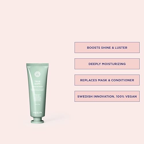 Miniatura 2 de Maria Nila Verdaderamente suave, potenciador de 1.7 onzas líquidas, para cabello seco, fácil de absorber, elimina y reduce el encrespamiento, 100%