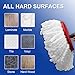 HiBaby 12 Pack Mop Head Replacement Compatible with O Cedar Mop Replace Head EasyWring 1-Tank, Microfiber Spin Mops Refills, Easy Cleaning