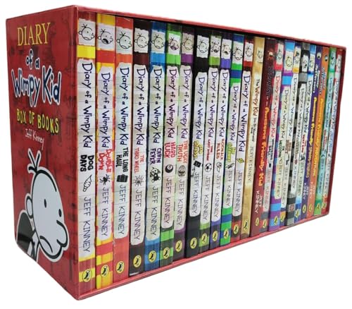 Diary of a Wimpy Kid: The Ultimate Collection Box Set – Books 1–23 by Jeff Kinney | Complete Paperback Series with Collector’s Box | Perfect Gift for Kids & Teens