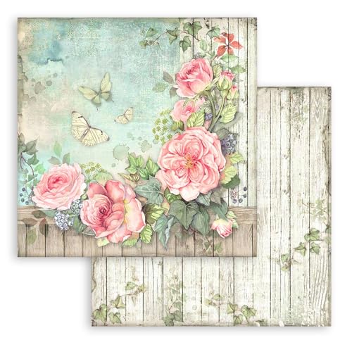 Stamperia House of Roses Paper Pad 30x30