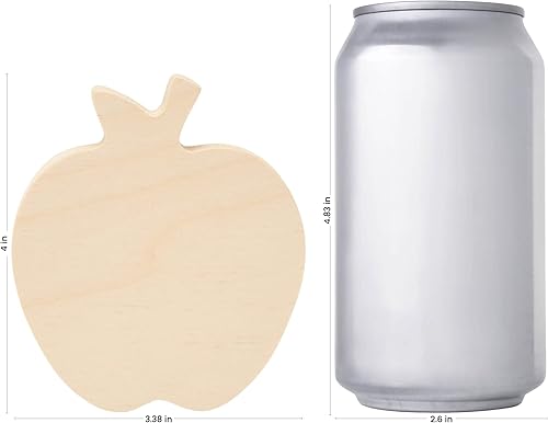 Vista 39 de Recorte de madera de camión de calabaza grueso para manualidades de 4 pulgadas, paquete de 5 recortes de madera de Halloween para decoración