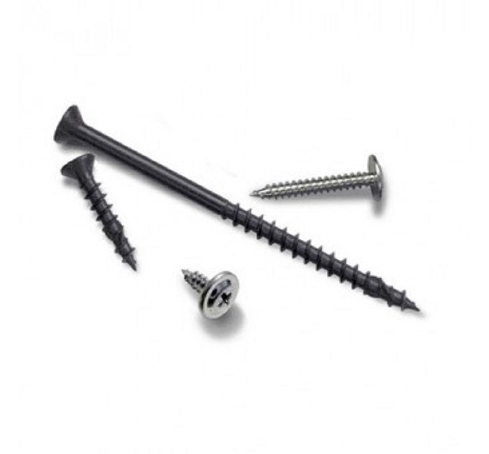 WOOD SCREW#8X2-1/4BLKSQ (Pack of 1)