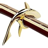 Tiburón cejilla con forma de tiburón de aleación de zinc para guitarra acústica y eléctrica con buena sensación en la mano