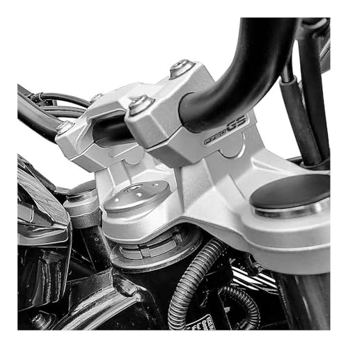 Rehausseur de guidon F750GS Moto - Adaptateur 23mm Noir en Aluminium CNC