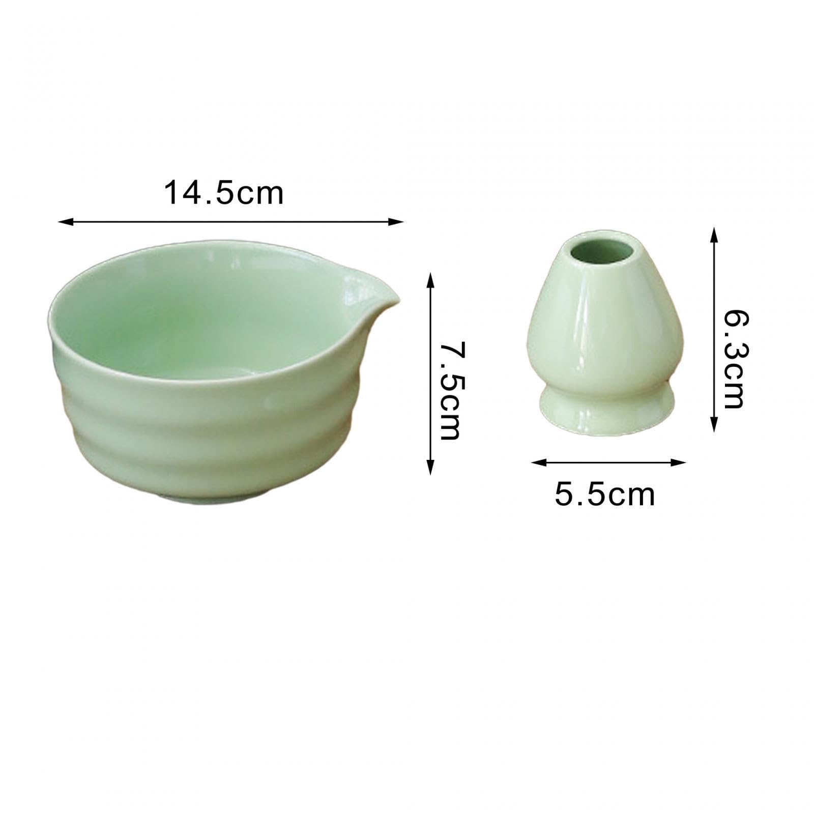 Chawan Céramique émaillée Bol à Matcha Céramique YlobdolY - 500ml Avec Bec Verseur Et Coffret Cadeau Bol Thé Japonais
