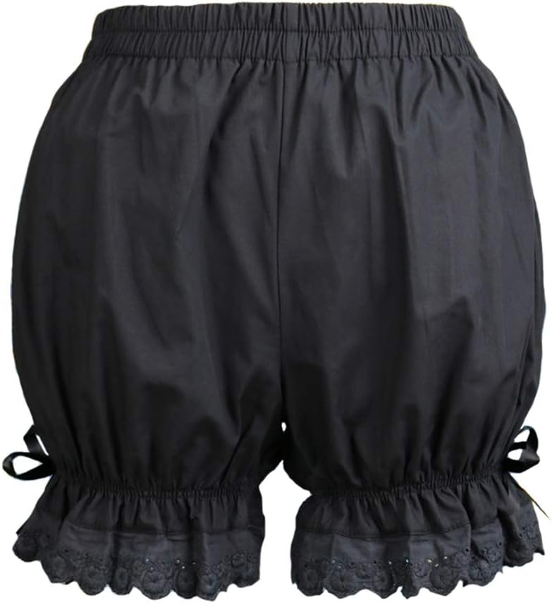 Women's Girls Cotton Cute Lace Pumpkin Pants Shorts Bloomers