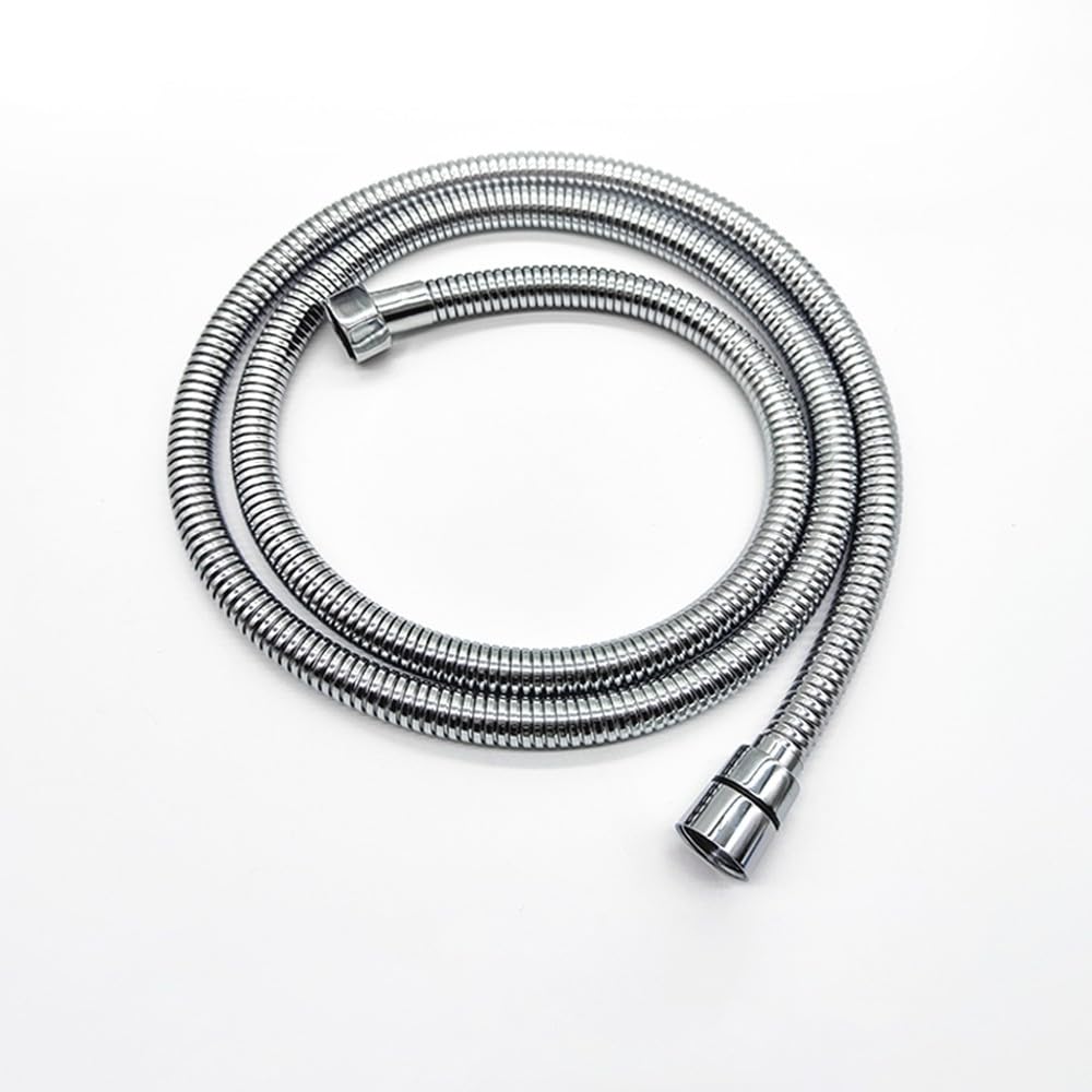 Wąż prysznicowy ze stali nierdzewnej 150 cm fajka wodna w łazience 1 szt. Czarny biały chrom szczotkowany złoty szary brąz(Chrome)