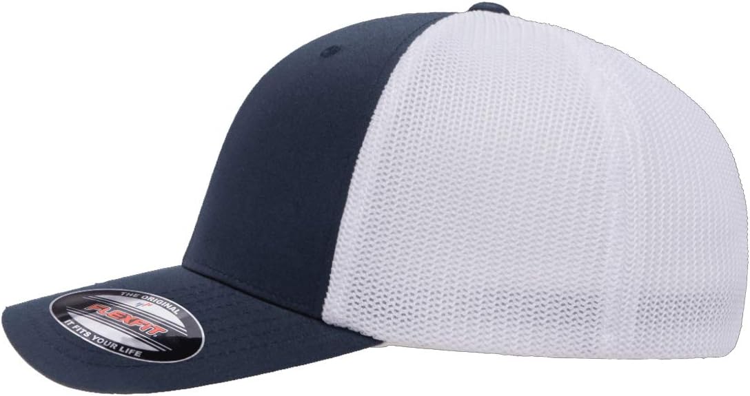 2015-20 Ford Mustang Convertible Classic Outline Design Trucker Mesh Fitted Cap