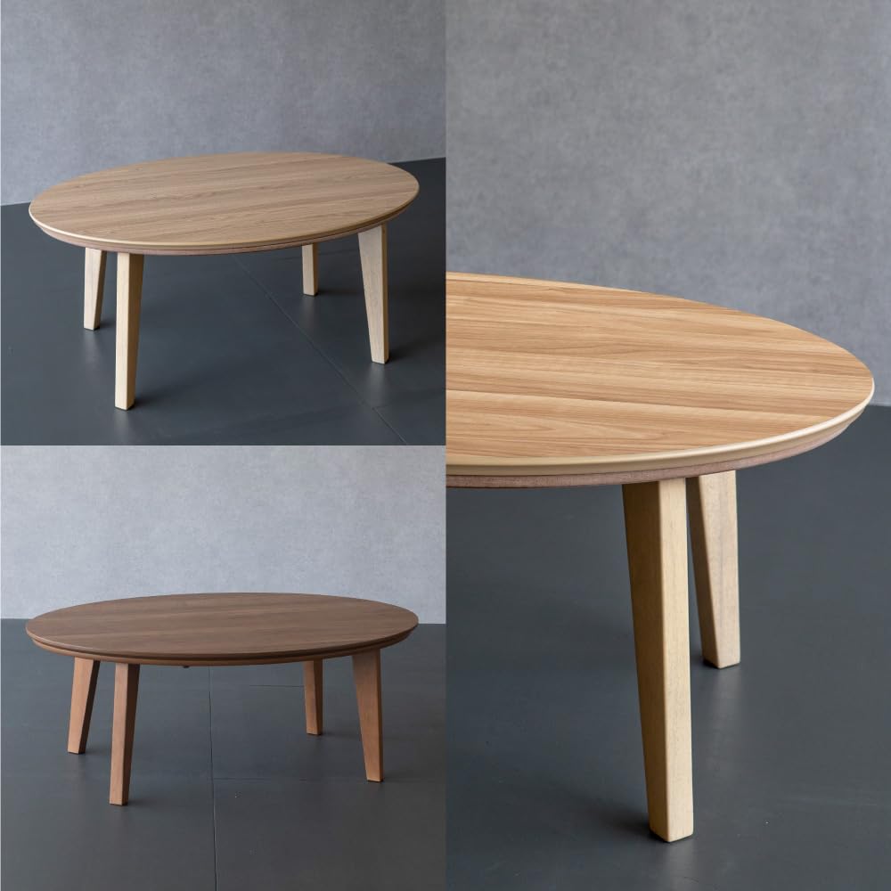 Amazon.co.jp : KEN JAPAN こたつ 楕円形 105 こたつ テーブル 105