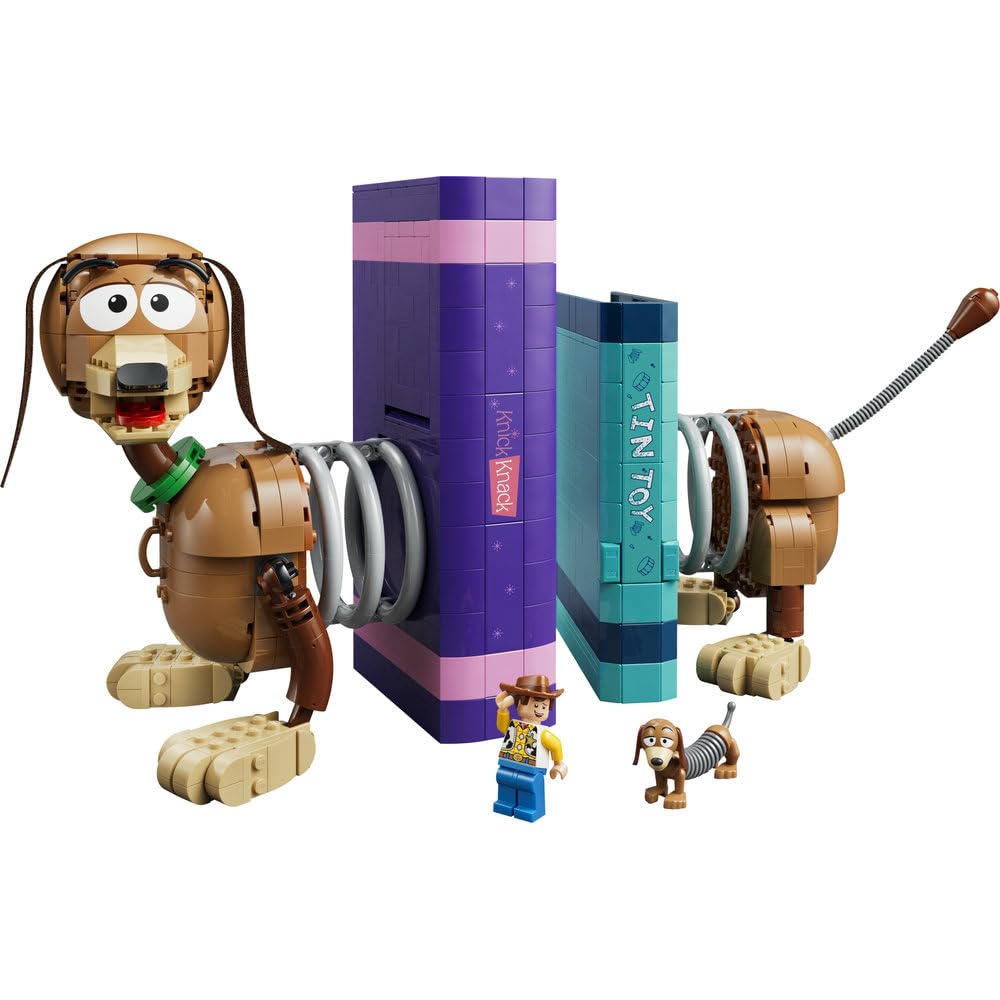 LEGO Disney Toy Story Cienki — podpórki pod książki 43301 | Podpórki pod książki, model kolekcjonerski, prezent dla fana Toy Story, 1311 elementów