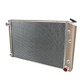 ECMRAD 4 Row Aluminum Radiator Replacement for 1981-1991 Chevy/GMC C/K C10 C20 C30 C1500 C2500 C3500, 62mm Core Performance Engine Cooling
