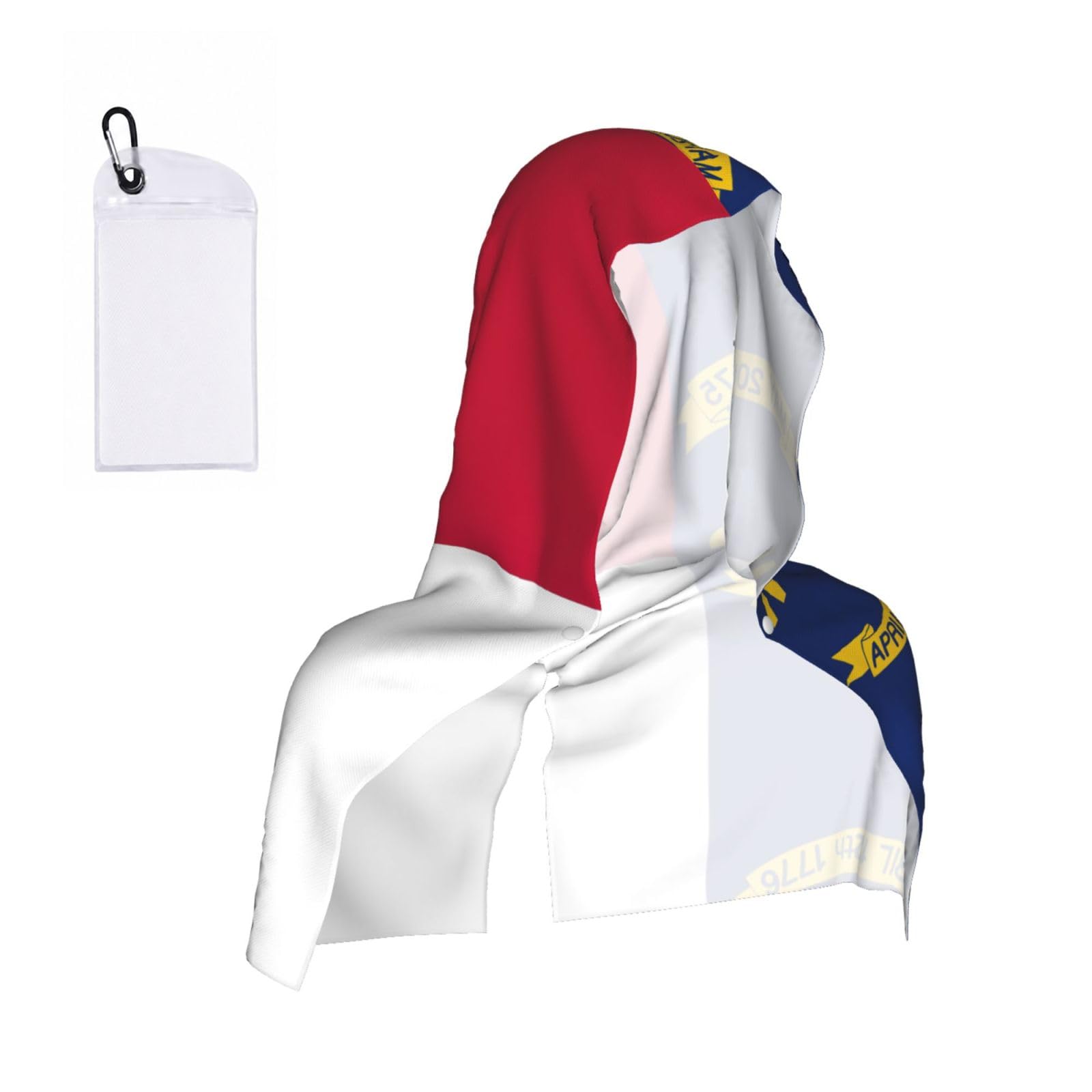 ZYJHYY North Carolina State Flag Print Unisex Swimming Towel Practical Camping Towel Skin-Friendly Cooling Towel For Workout Training