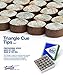 Tweeten Triangle Billiard Pool Cue Tips - 1 Box - 50 Tips - Choose Your Size (12 mm)