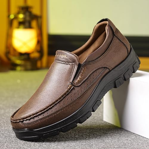 COSIDRAM Mens Casual Loafers Shoes Lightweight Luxury Comfort Bussiness Office Walking Shoes for Male4