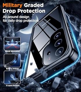 Temdan Designed for Samsung Galaxy S25 Ultra Case Waterproof, Built-in Lens & Screen Protector Military Grade Shockproof Dropproof IP68 Underwater Full Body Phone Case for Galaxy S25 Ultra 6.9"-Black