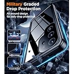 Temdan Designed for Samsung Galaxy S25 Ultra Case Waterproof, Built-in Lens & Screen Protector Military Grade Shockproof Dropproof IP68 Underwater Full Body Phone Case for Galaxy S25 Ultra 6.9"-Black - Image 4