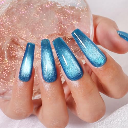 Set de esmalte de uñas gel Cat Eye 10ml 6 colores miniatura 4