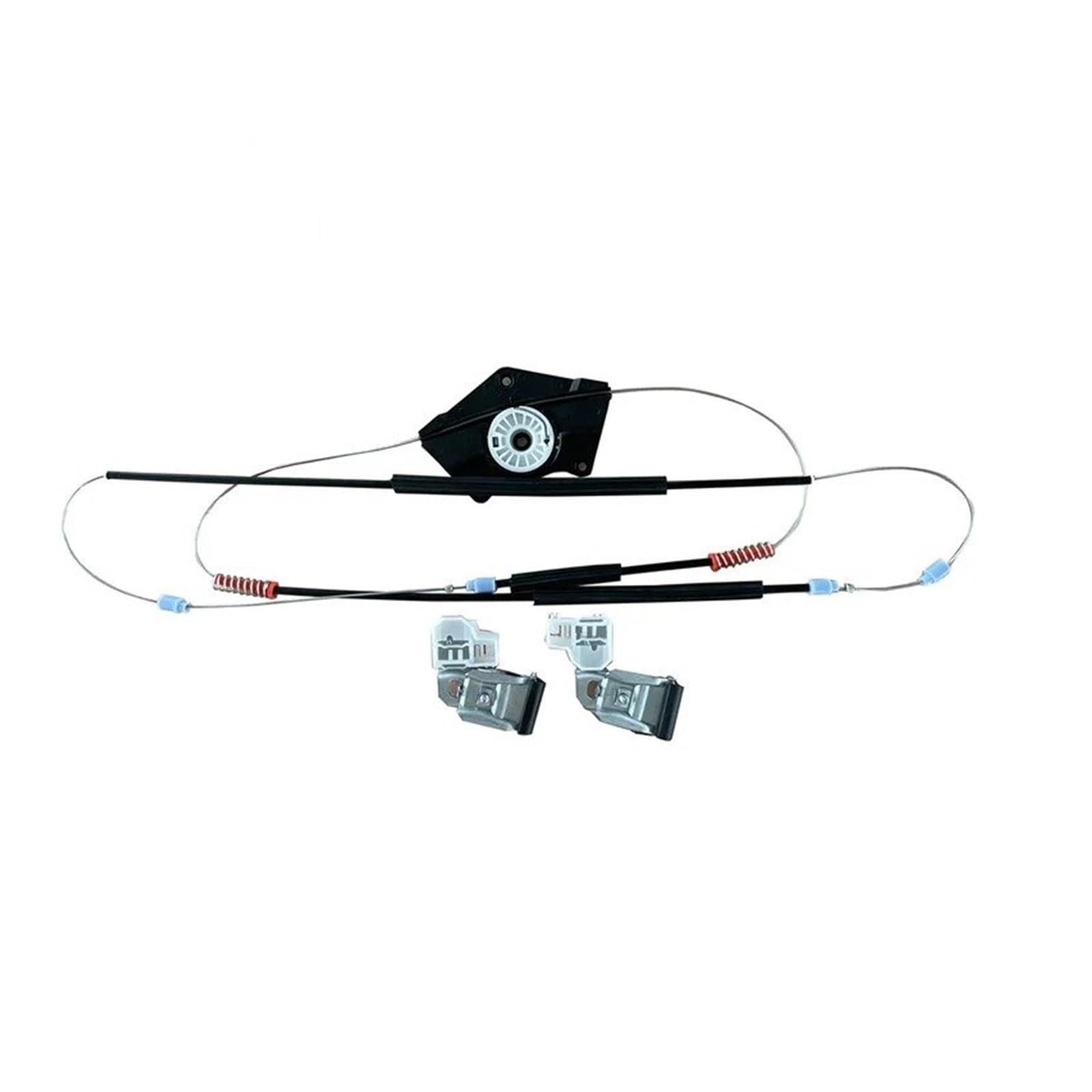 SAMWDK Glass Lifter Window Regulator Repair KIT for VW for Passat (3B) 1996 2000 2001 2002 2003 2004 2005 Front Left and Right 3B1837461 3B1837462 Car Window Regulator(Grey)