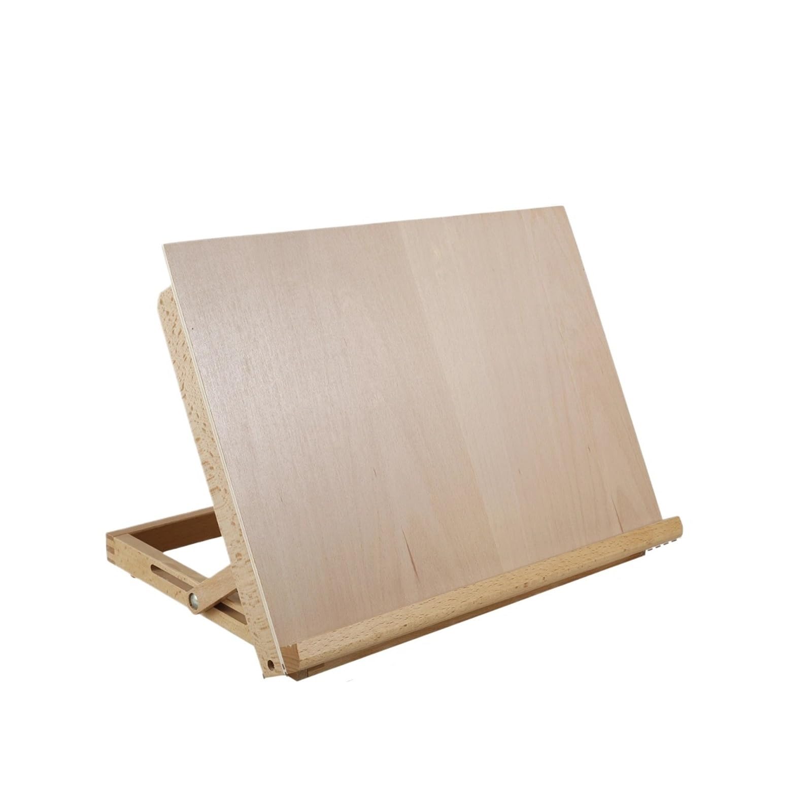 MYUYEE Tabletop Easel Stand Desk Adjustable Angle Portable Drawing Board Wooden Easels,Compatible For Art Wedding Painting Books