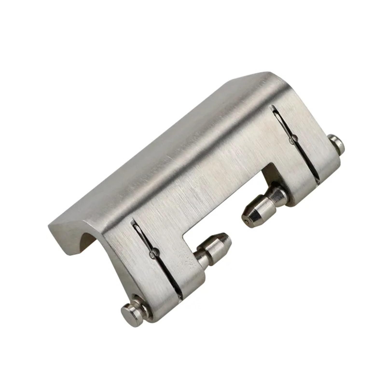 Stainless Steel Thickened Heavy-Duty Concealed Hinge Distribution Cabinet Door Hinge 1Pcs(Stainless Steel-U)
