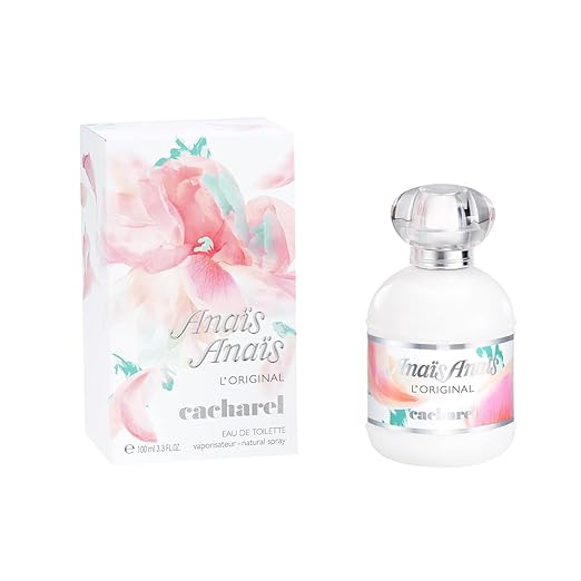 Cacharel Anais Anais Eau de Toilette Spray Perfume for Women, Blackcurrant, White Lily & Musk Fragrance