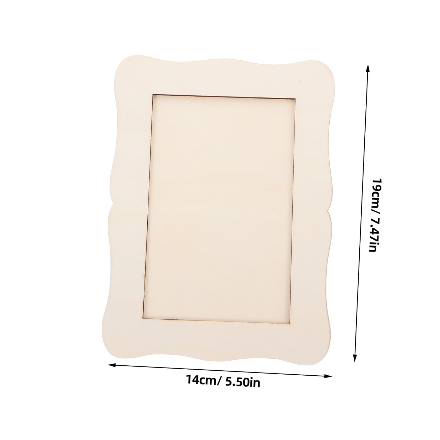 Toddmomy 15 Pezzi Cornice per Foto Fai da Te in Legno, Cornice Vuota Verniciabile, Set per Bricolage e Pittura, per Compleanni e Matrimoni
