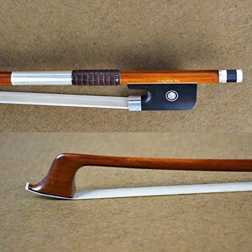 New Full Size Tourte Model MASTER Pernambuco Cello Bow Pure Silver Mounted! All Parts PROFESSIONAL Fitted, Art No. 954C
