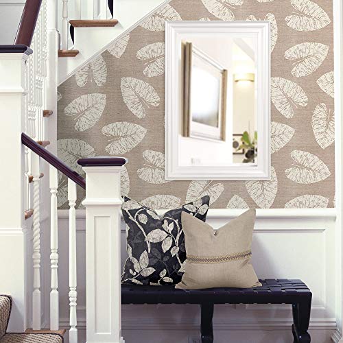 Image of Howard Elliott Collection George Rectangular Glossy White Wall Mirror, Rectangle Hanging Wood Framed Vanity Mirrors for Home Decor, Living Room, Bathroom, Bedroom, or Hallway, 24 x 36 Inch