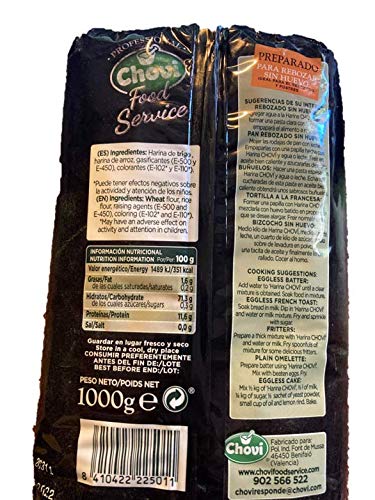 Harina Chovi Preparada para Rebozar Sin Huevo 1kg