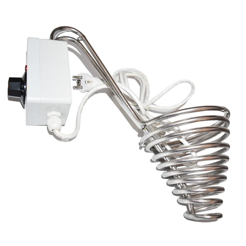 Filtro de calefacción de 17 cm de diámetro, espiral de calefacción, 550 W, cónico para calentar mieles y decantar partículas de cera y cristales, calidad apicultor