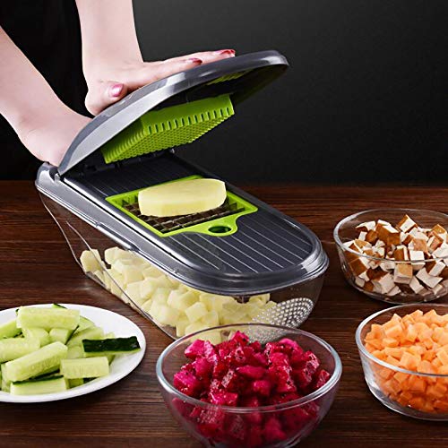 Cortadora manual multifunción para ensaladas y vegetales miniatura 1
